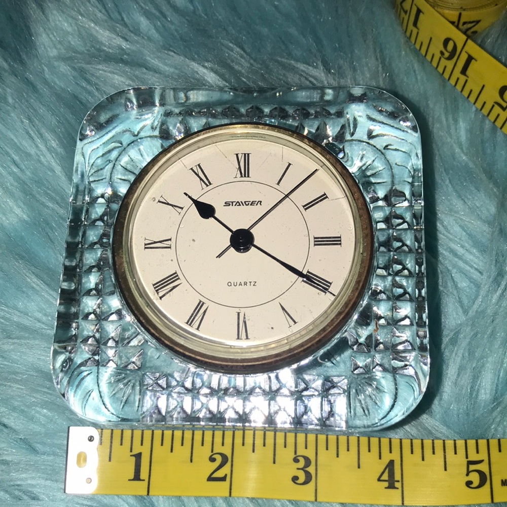 Square STAIGER Quartz Crystal Desk Clock
